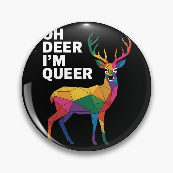 Item preview, Deer Rainbow Lesbian Gay Pride Party LGBT designed and sold by lilensgavadur.