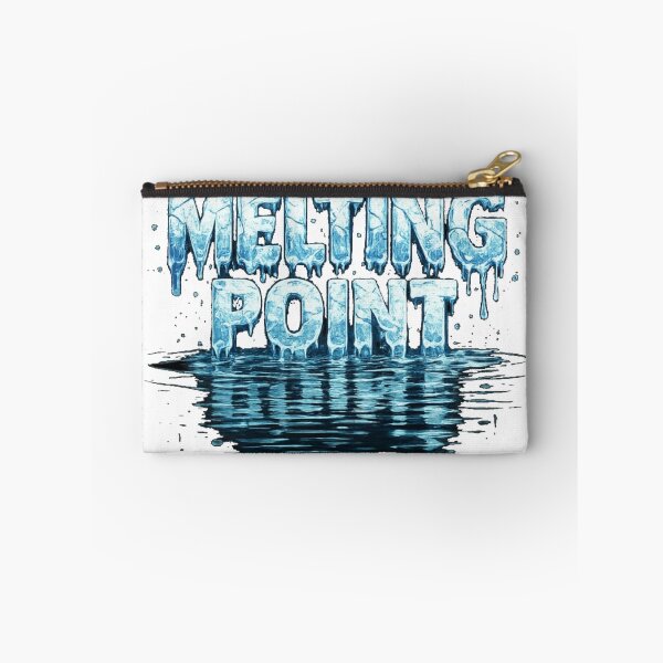 Item preview, Melting Point Ice Text T-Shirt | Cool Frozen Typography Design designed and sold by KDesignCrafts.