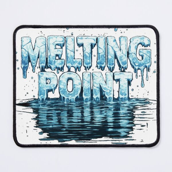 Item preview, Melting Point Ice Text T-Shirt | Cool Frozen Typography Design designed and sold by KDesignCrafts.