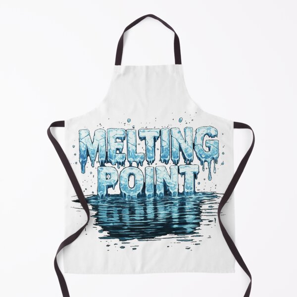 Item preview, Melting Point Ice Text T-Shirt | Cool Frozen Typography Design designed and sold by KDesignCrafts.