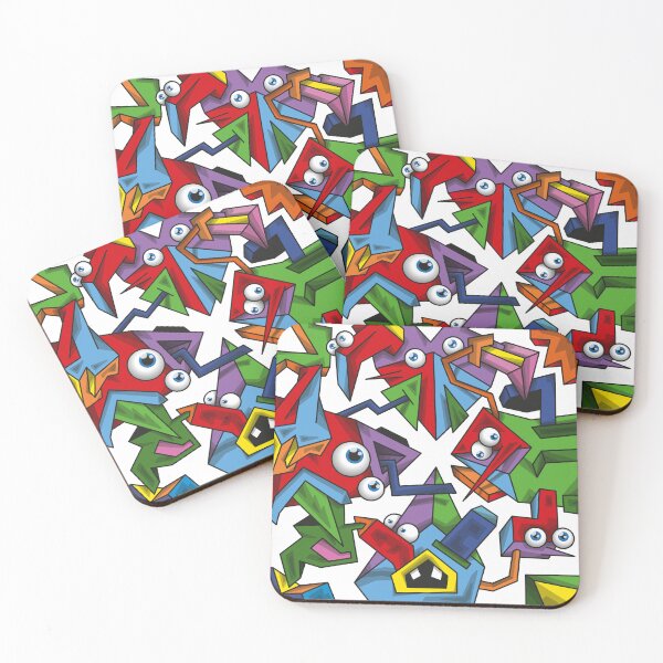 Item preview, Triangle Tile #13A - Primary colors designed and sold by liquid-print.