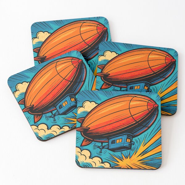 Item preview, Dirigible balloon  | Comics stylCartoone -  designed and sold by ComicsFactory.