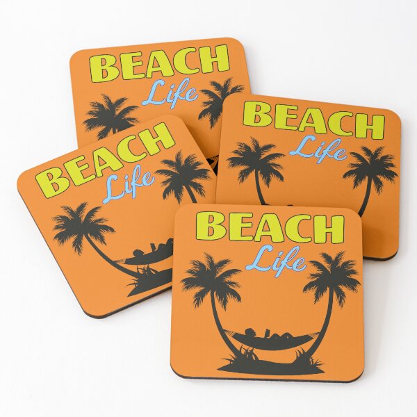 Item preview, Beach Life | Hammock Silhouette | Tropical Sunset Serenity designed and sold by MammothArt.