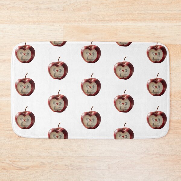 Item preview, Innocent Love Apple – Cute Romantic Illustration designed and sold by olenadykun.ai.