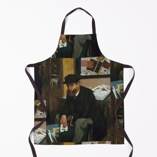 Item preview, The Collector of Prints by Edgar Degas: Bohemian Art Collector Portrait Poster designed and sold by artofuniverse.