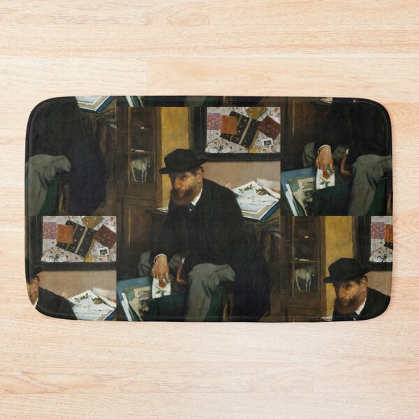 Item preview, The Collector of Prints by Edgar Degas: Bohemian Art Collector Portrait Poster designed and sold by artofuniverse.