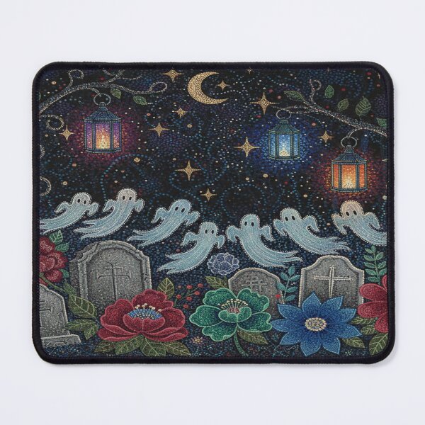 Item preview, Haunted Still Life Cemetery – Ghostly Psychedelic Art designed and sold by Imaginarium of Chaos falcon88 .