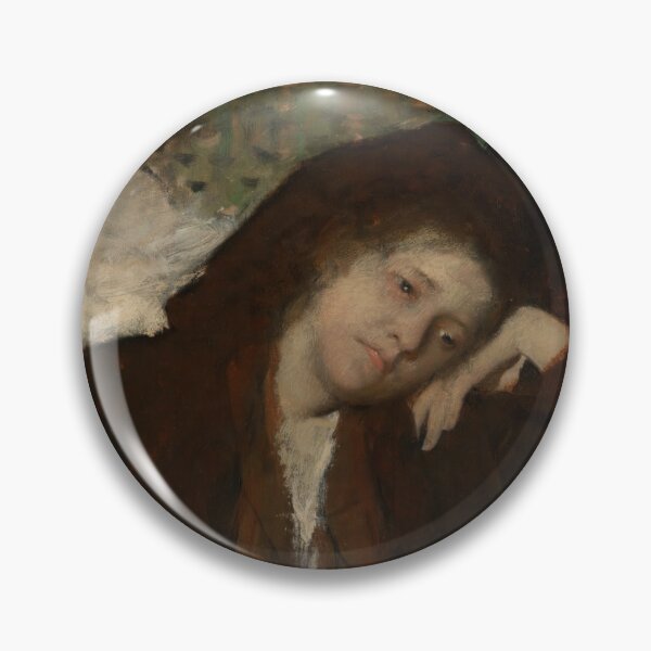 Item preview, The Convalescent by Edgar Degas: Melancholic Impressionist Portrait Poster designed and sold by artofuniverse.
