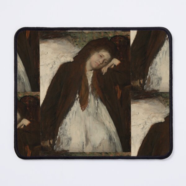 Item preview, The Convalescent by Edgar Degas: Melancholic Impressionist Portrait Poster designed and sold by artofuniverse.