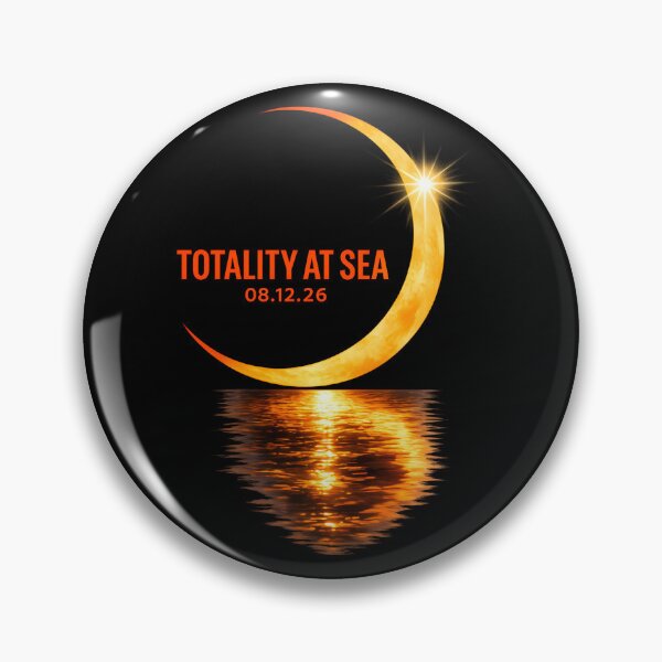Item preview, Total Solar Eclipse 12th August 2026 Totality at Sea  Sky Watchers  designed and sold by gear-posters.