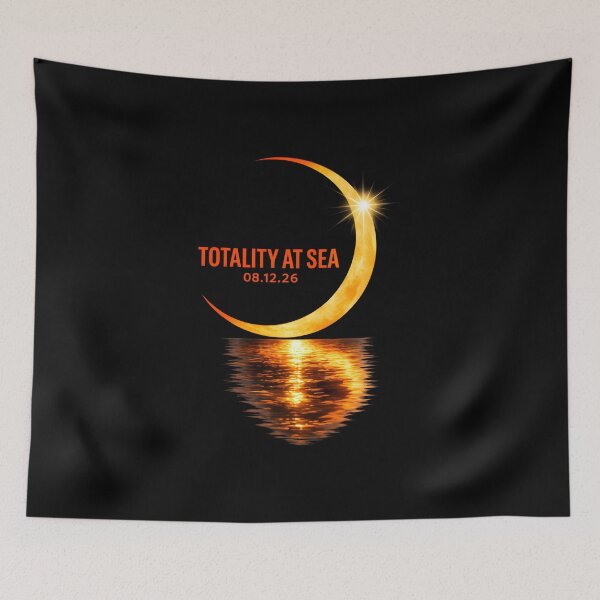 Item preview, Total Solar Eclipse 12th August 2026 Totality at Sea  Sky Watchers  designed and sold by gear-posters.