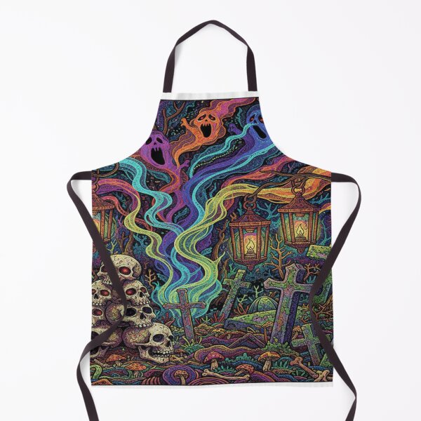 Item preview, Gothic Cemetery Still Life – Surreal Horror Folk Art designed and sold by Imaginarium of Chaos falcon88 .