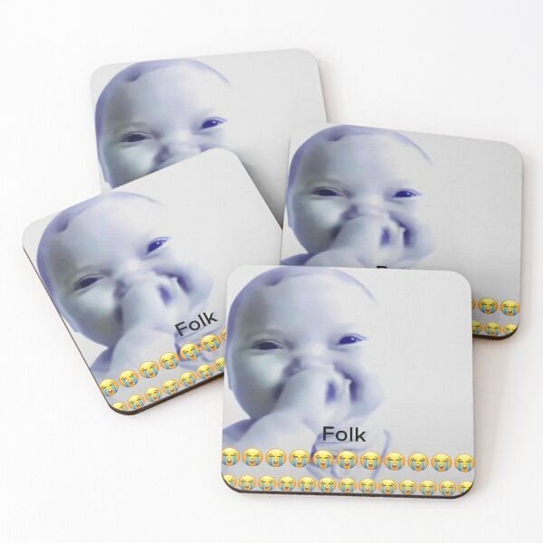 Item preview, folk meme AI baby laughing designed and sold by TRAPSTARNICO.