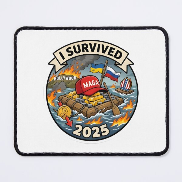 Item preview, I Survived 2025 - Global Shift Survival Edition designed and sold by RobertMartinArt.