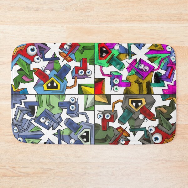 Item preview, Triangle Tile #13b - Mosaic of different palette shades designed and sold by liquid-print.