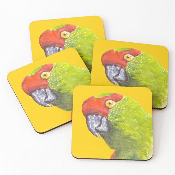Item preview, Thick-Billed Parrot, Powerful Green with Red Accents designed and sold by art-elodie-g.