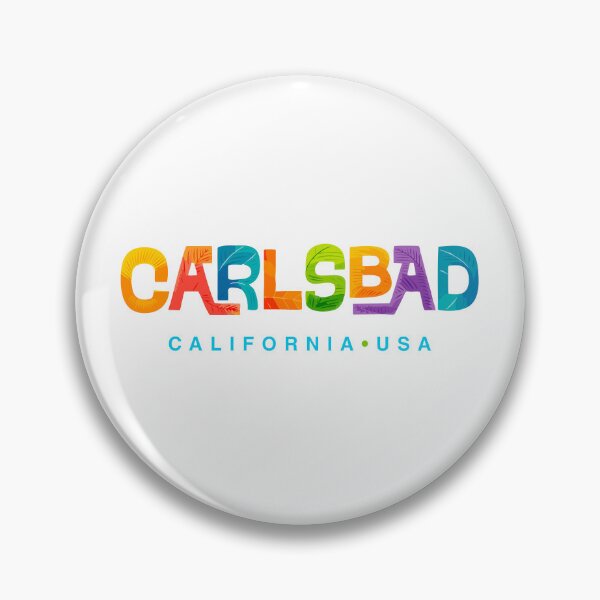 Item preview, Carlsbad California Mid-Century Typographic Design designed and sold by Futurebeachbum.