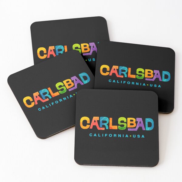 Item preview, Carlsbad California Mid-Century Typographic Design designed and sold by Futurebeachbum.