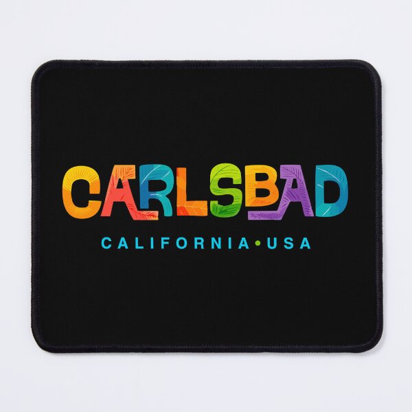 Item preview, Carlsbad California Mid-Century Typographic Design designed and sold by Futurebeachbum.