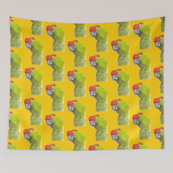 Item preview, Thick-Billed Parrot, Powerful Green with Red Accents designed and sold by art-elodie-g.