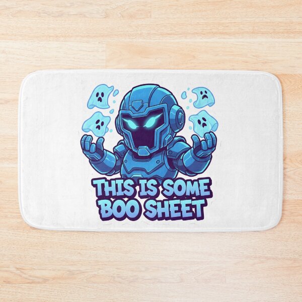 Item preview, This Is Some Boo Sheet - Funny Mecha Ghost Pun designed and sold by anjaz100.
