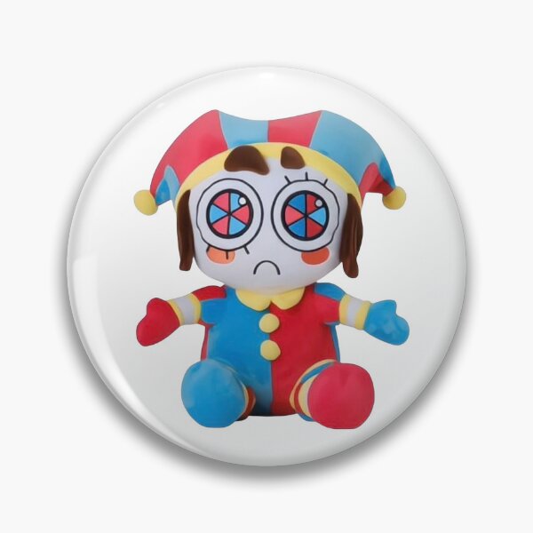 Item preview, Pomni plushie with a sad expression designed and sold by PossumsGarden.
