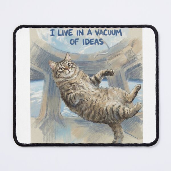 Item preview, I LIVE IN A VACUUM OF IDEAS designed and sold by bebeshoppl.