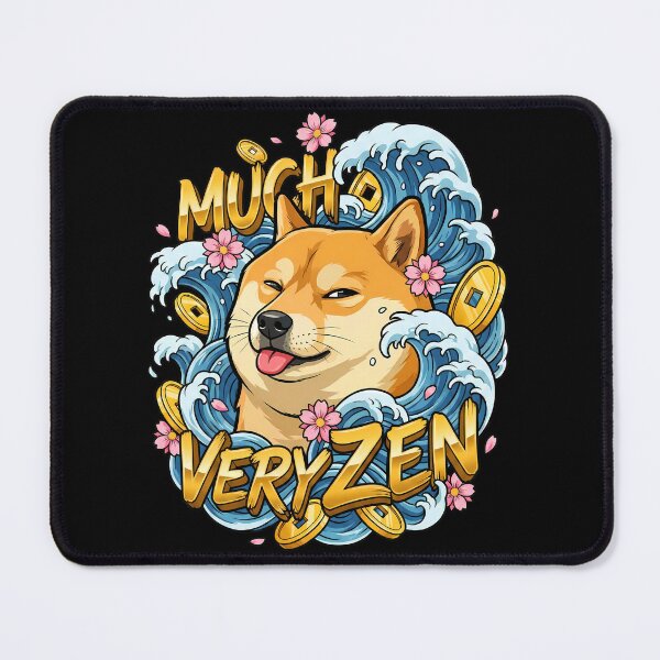 Item preview, Derpy Shiba Inu Much Wow Japanese Zen designed and sold by Tong4130.