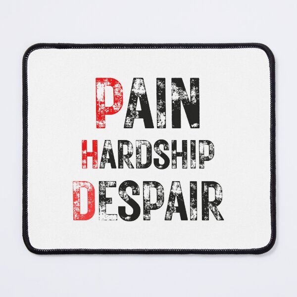 Item preview, Funny PhD Graduation Pain Hardship Despair Quote designed and sold by Artycom.