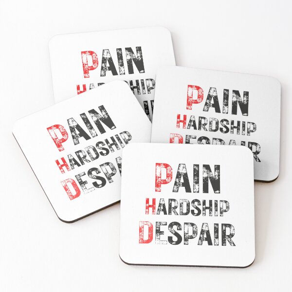 Item preview, Funny PhD Graduation Pain Hardship Despair Quote designed and sold by Artycom.