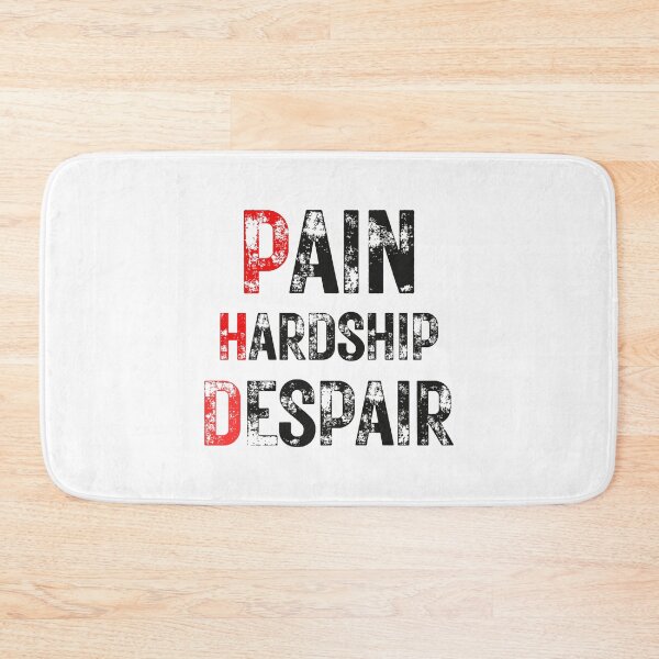 Item preview, Funny PhD Graduation Pain Hardship Despair Quote designed and sold by Artycom.