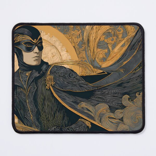 Item preview, GOLD The Enigmatic Avenger Journey Through Time Art designed and sold by ART ATTACK ZONE.