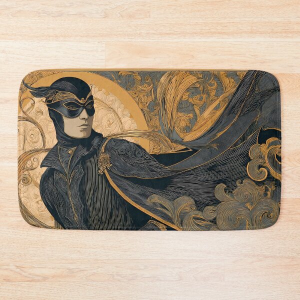 Item preview, GOLD The Enigmatic Avenger Journey Through Time Art designed and sold by ART ATTACK ZONE.