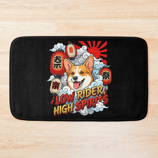 Item preview, Flying Corgi Low Rider High Spirits Japan Art designed and sold by Tong4130.
