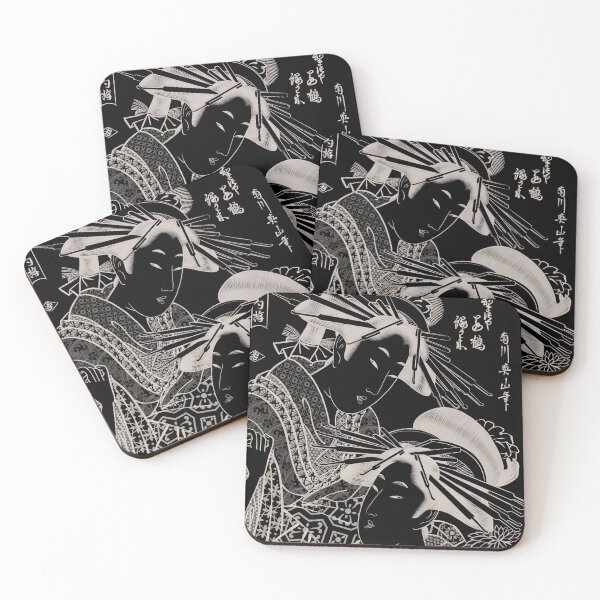 Item preview, Ukio e geishas designed and sold by TidalTattoo.