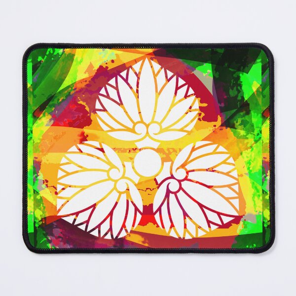 Item preview, Kamon-shiriawase-mitsu-aoi・1 designed and sold by KamonPopArt.