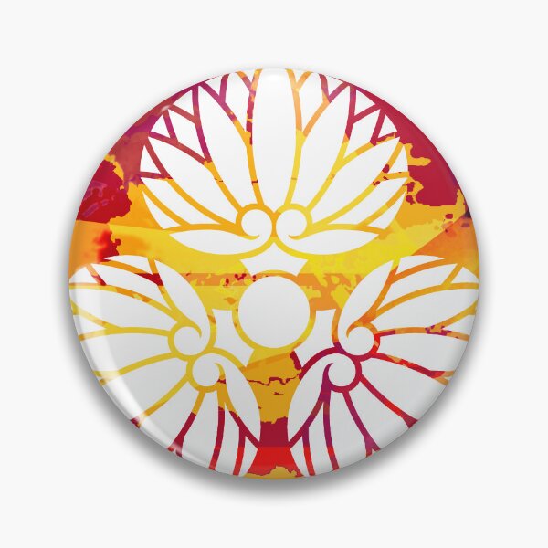 Item preview, Kamon-shiriawase-mitsu-aoi・1 designed and sold by KamonPopArt.