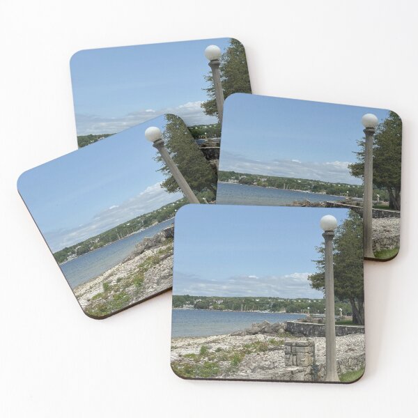 Item preview, Another View of Egg Harbor Door County Summer Alpine Resort Portrait designed and sold by BGGretchen.
