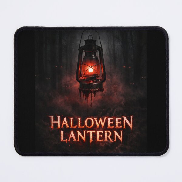 Item preview, Cursed Halloween Lantern Haunted Forest Horror T-Shirt Design designed and sold by KapiPrint.