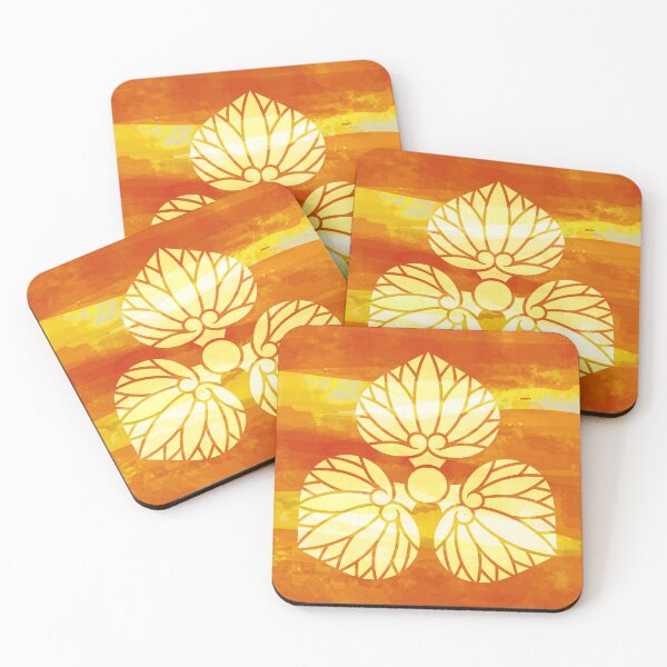 Item preview, Kamon-shiriawase-mitsu-aoi・2 designed and sold by KamonPopArt.