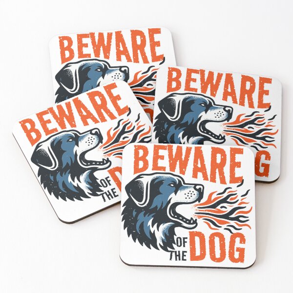 Item preview, Beware of the Dog Warning Design designed and sold by EliteWear212.