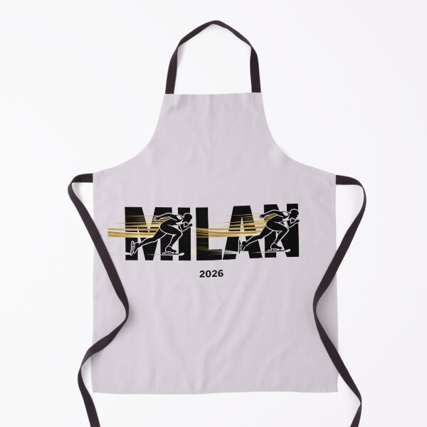 Item preview, Milan 2026 Speed Skating Gold Motion Design | Winter Sports Olympic Style Art designed and sold by VelvetSkyStudio.