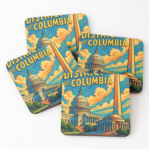 Item preview, District of Columbia state | Comics stylCartoone -  designed and sold by ComicsFactory.
