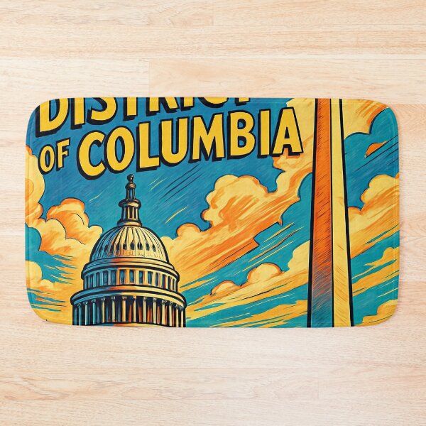 Item preview, District of Columbia state | Comics stylCartoone -  designed and sold by ComicsFactory.