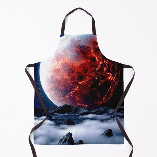 Item preview, Crimson Planet Rising Over a Silent Alien World designed and sold by Exodoi.