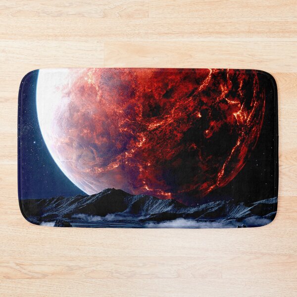 Item preview, Crimson Planet Rising Over a Silent Alien World designed and sold by Exodoi.
