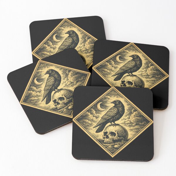 Item preview, Raven Perched On Skull designed and sold by Planetporridge.