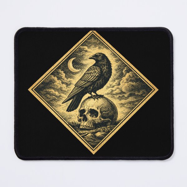 Item preview, Raven Perched On Skull designed and sold by Planetporridge.