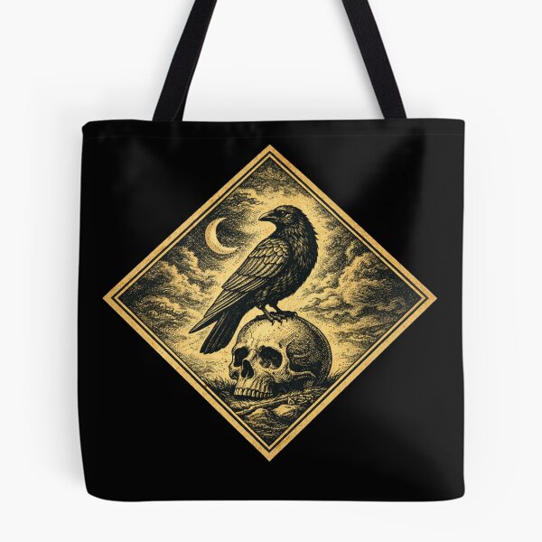 Item preview, Raven Perched On Skull designed and sold by Planetporridge.