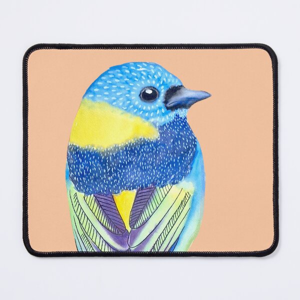 Item preview, Green Headed Tanager, Green and Turquoise Harmony designed and sold by art-elodie-g.